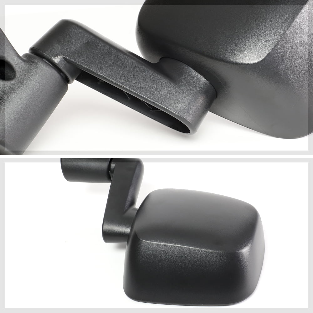 [Left] Driver Side Manual Foldable  Replacement Mirror for 03-06 Jeep Wrangler 04 05 Fits select: 2003-2006   /