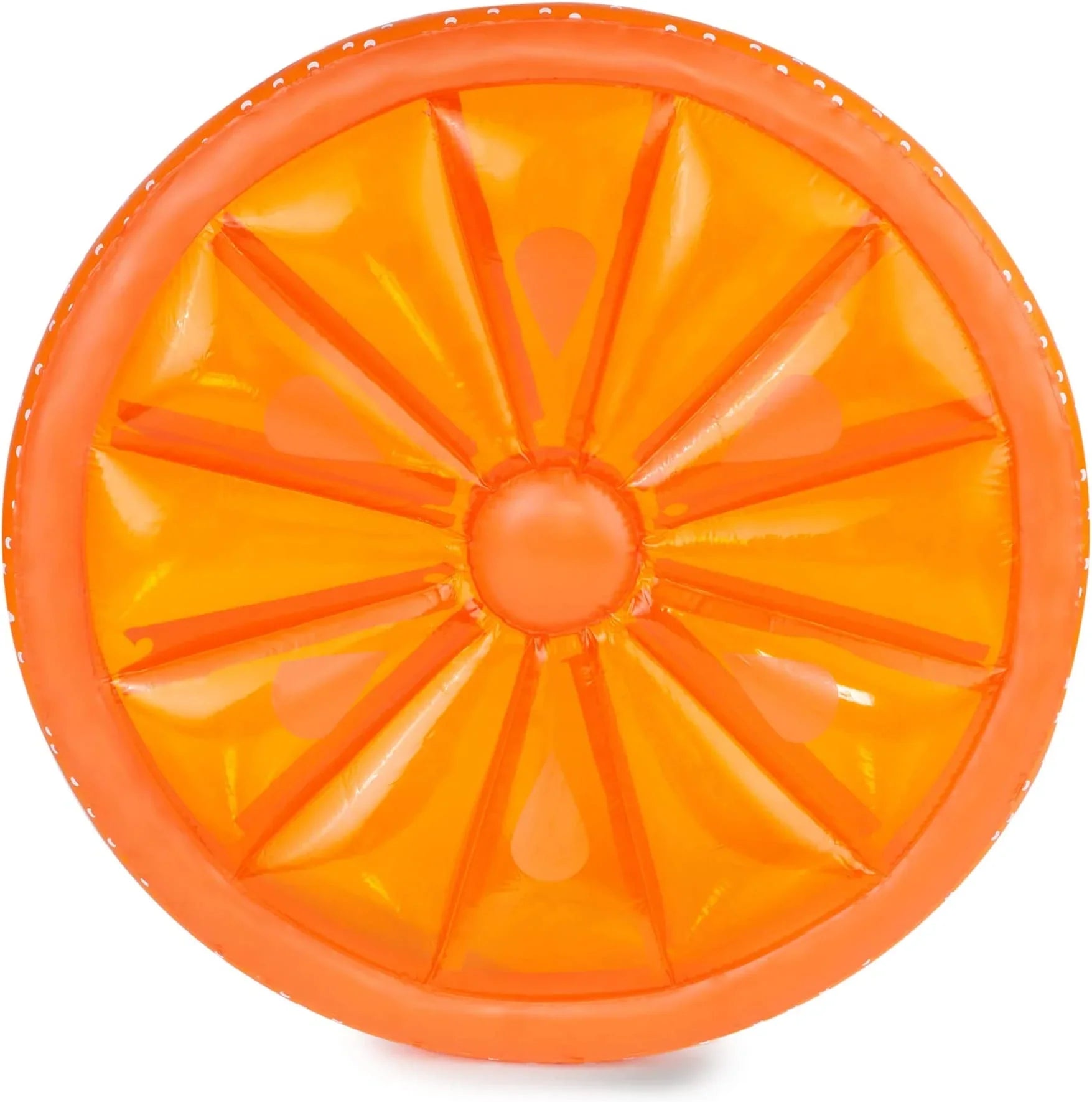 Swimline 61.5" Inflatable Fruit Slice Swimming Pool Lounger Raft - Red/Orange