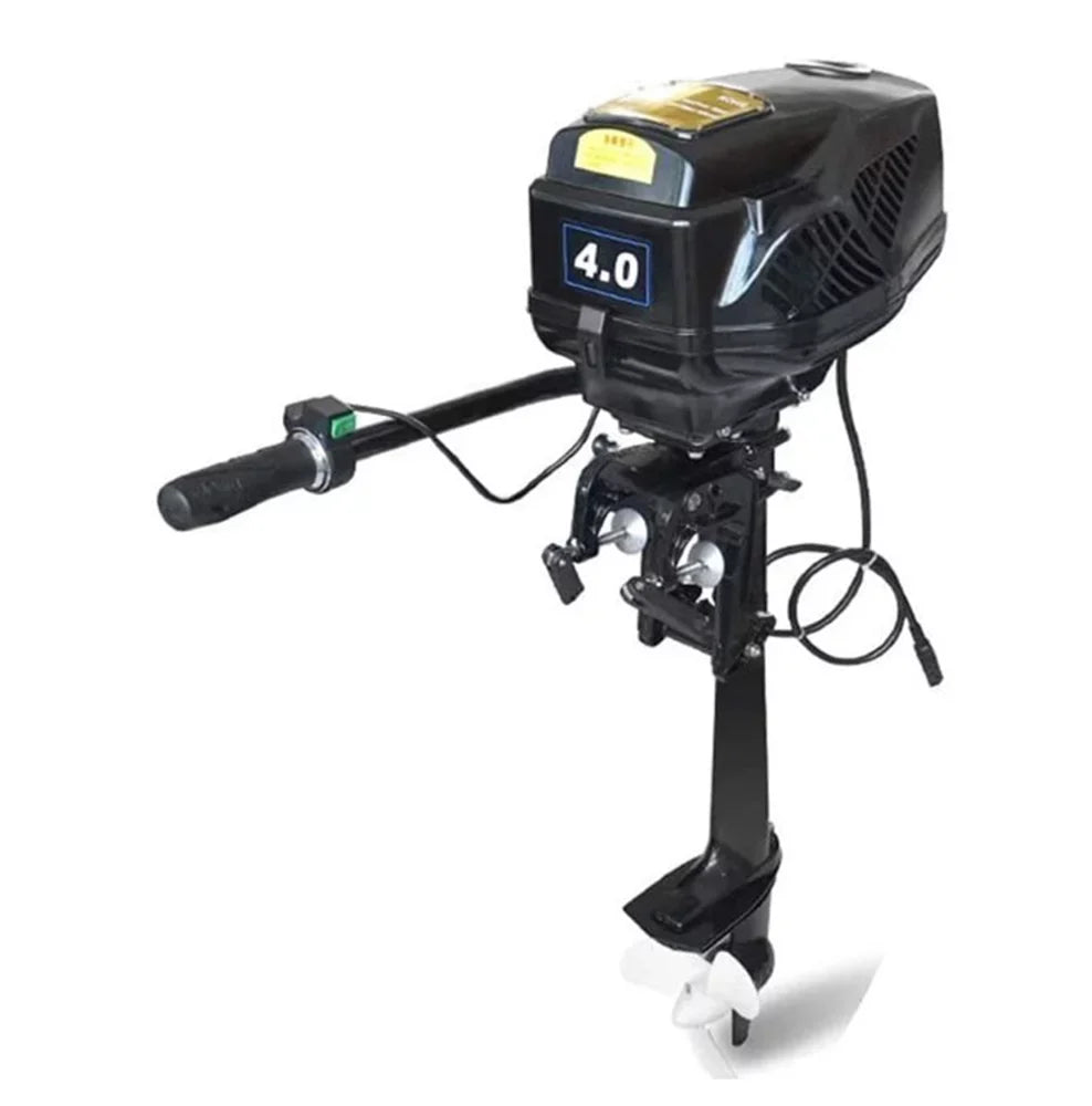 Techtongda 48V 4HP Electric Outboard Trolling Motor Fishing Boat Engine Brushless Motor