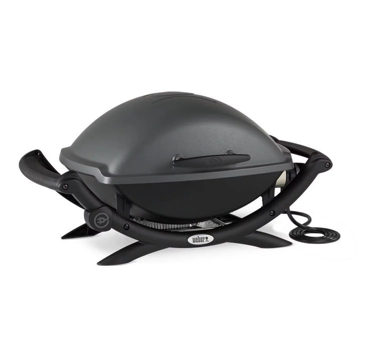 Weber  2400 Electric Grill (Black) with Grill Cover and Cart Bundle