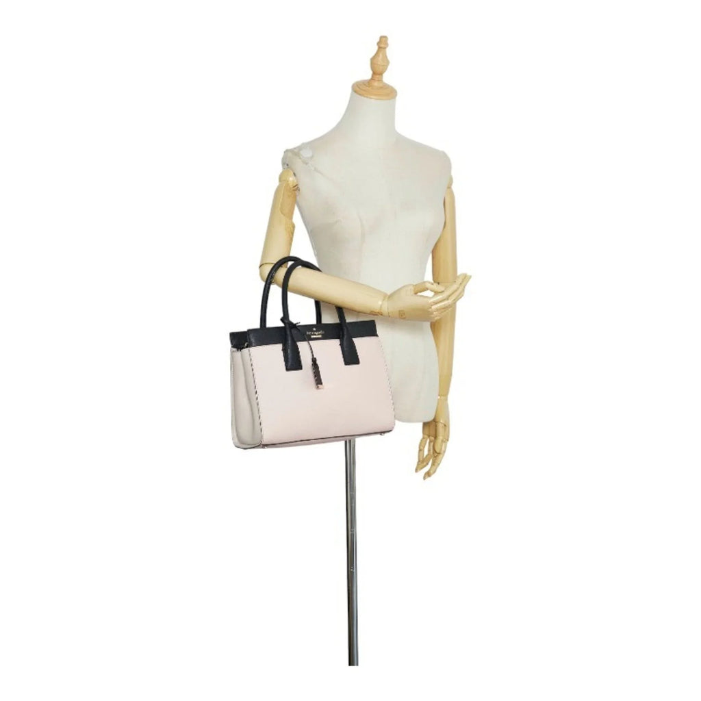 Pre-Owned Kate spade     handbag  pink black leather ladies Spade (Good)