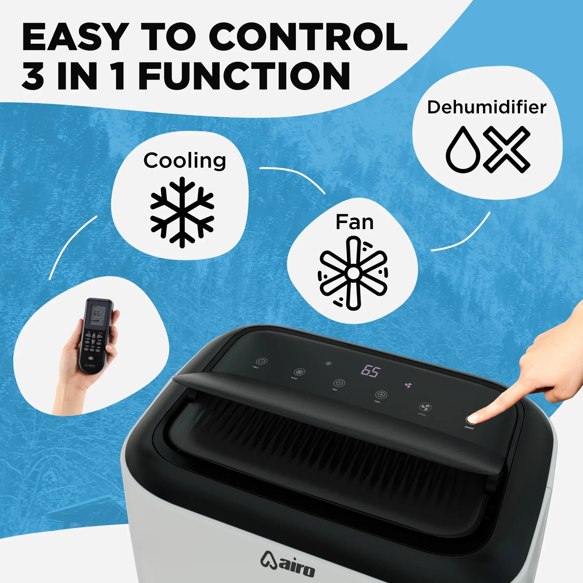 Airo Comfort Portable Air Conditioner 8000  (12000  ), Standing  Unit with  Window Kit
