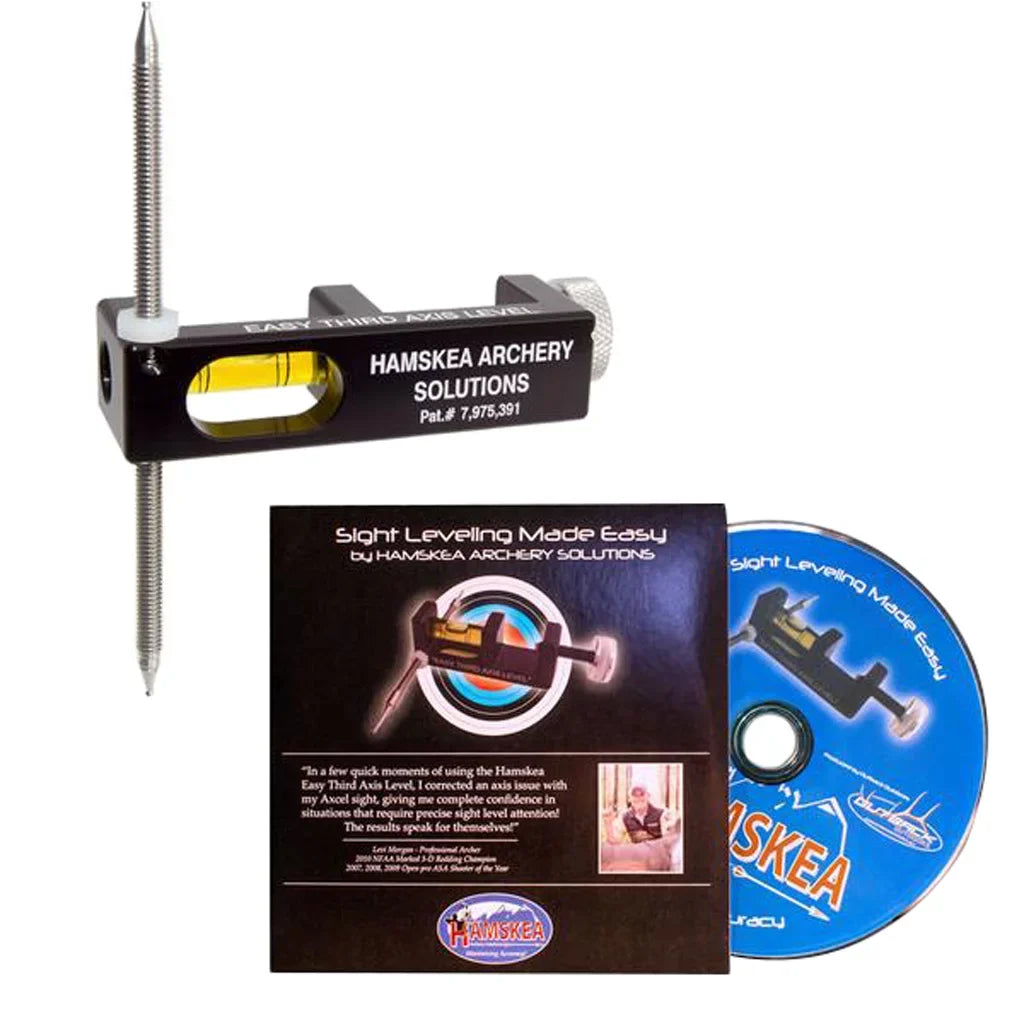 Hamskea 106001 Easy Third Axis Target Sight Level and Instructional  Combo