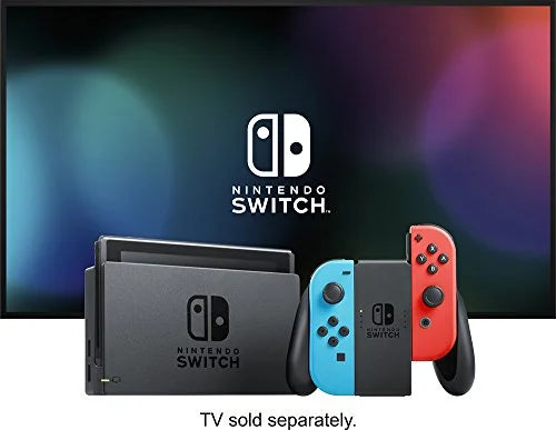 Nintendo Switch 6 items Bundle:Nintendo Switch 32GB Console Neon Red and Blue Joy-con,128GB Micro  Card,Nintendo Wireless Controllers Neon Blue,Mario Kart 8 Deluxe,Mytrix  Cable