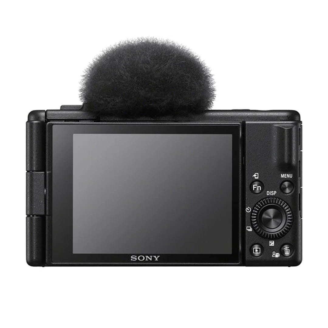 Sony -1F Vlogging Camera (Black) with SanDisk 32GB Memory Card + Tripod + ZeeTech Accessory Bundle