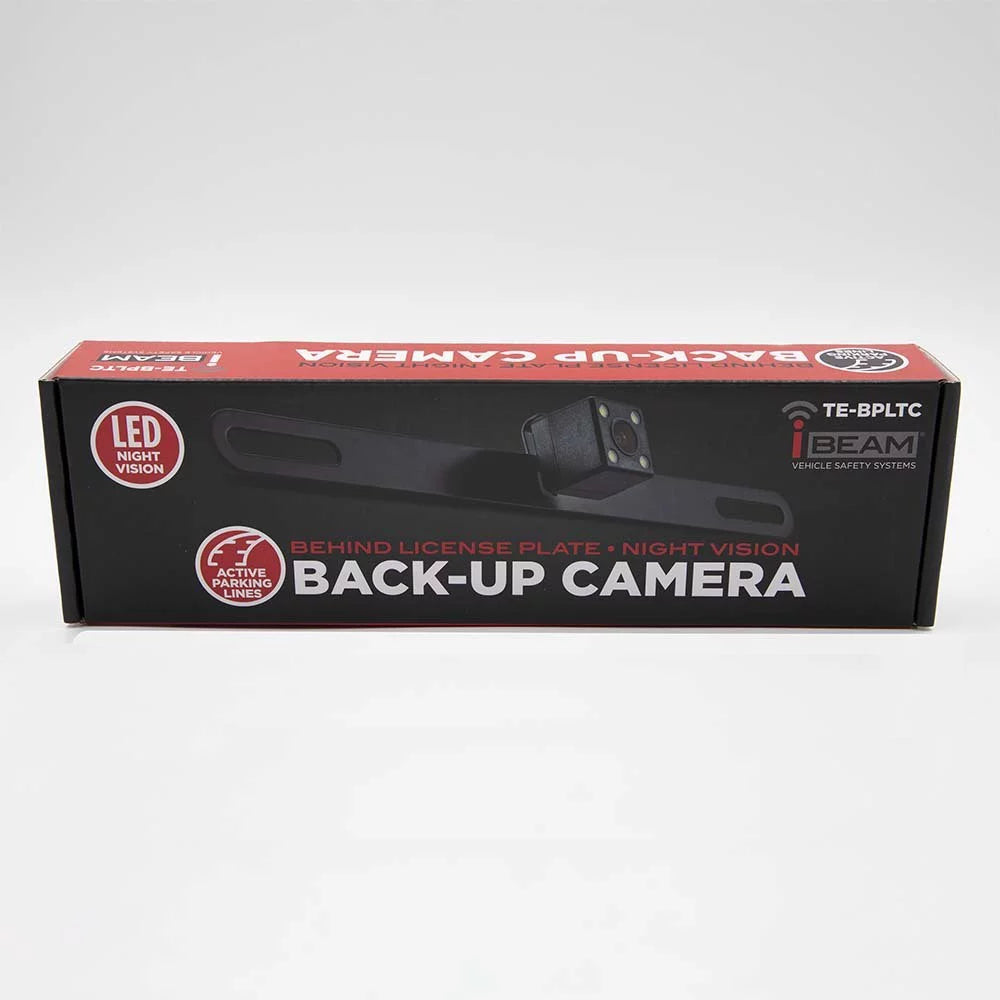 iBeam Behind License Plate Camera w/ Active Park Lines and  Night Vision