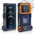 UrbanX Professional [15m/50ft] Swimming Diving Surfing Snorkeling Photo Video Waterproof Protective Case Underwater Housing for Oppo Reno5  And all Phones Up to 6.9 Inch  with Lanyard
