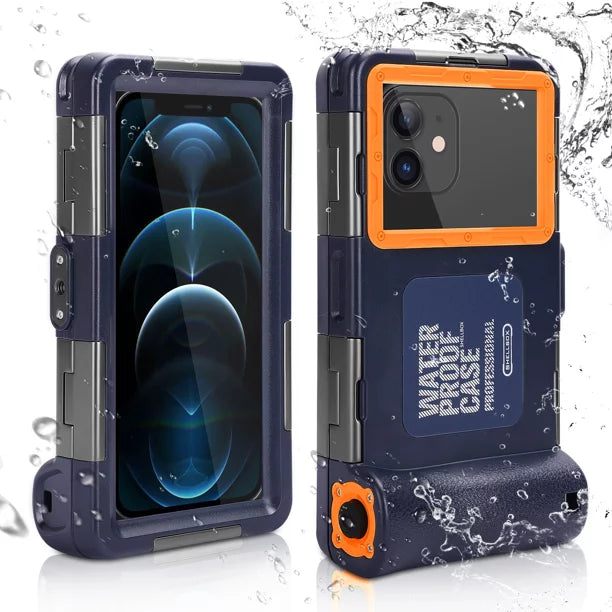 UrbanX Professional [15m/50ft] Swimming Diving Surfing Snorkeling Photo Video Waterproof Protective Case Underwater Housing for Wiko  Feel Lite And all Phones Up to 6.9 Inch  with Lanyard
