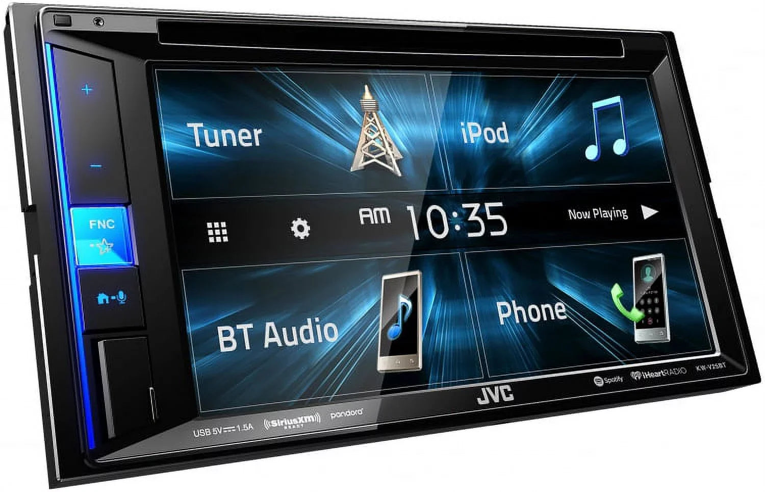 2DIN  Car Stereo Receiver, touchscreen with Pyle License Plate Mount Rear View Color Camera, Pioneer 6.5" 2-Way  250W, Pioneer 6"x9" 420W 3-Way  & Enrock 16G 50'  Wire