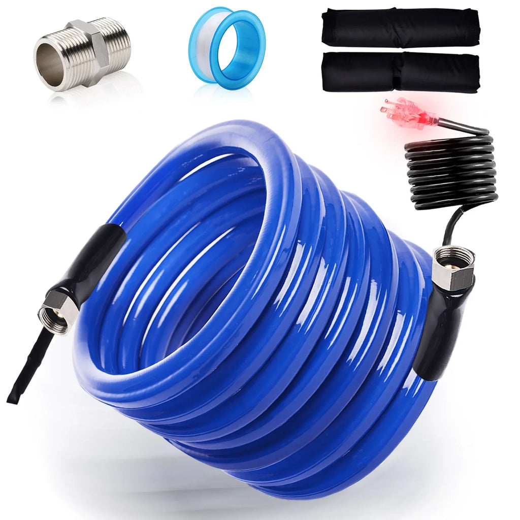 100FT Heated Water Hose for ,-45 ,Antifreeze Drinking Garden Water Hose,Rv Accessories, Rv Water Hose,Rv