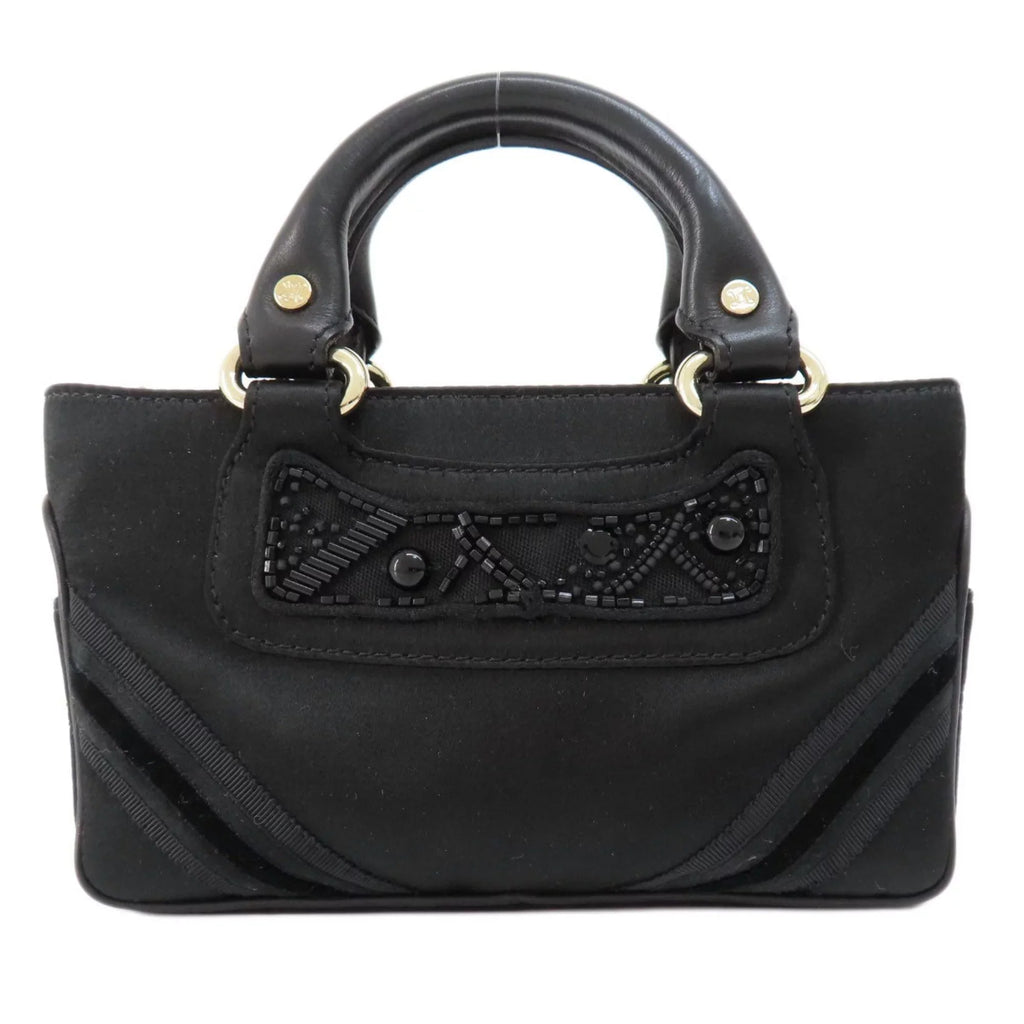Pre-Owned Celine boogie bag handbag satin ladies  (Good)