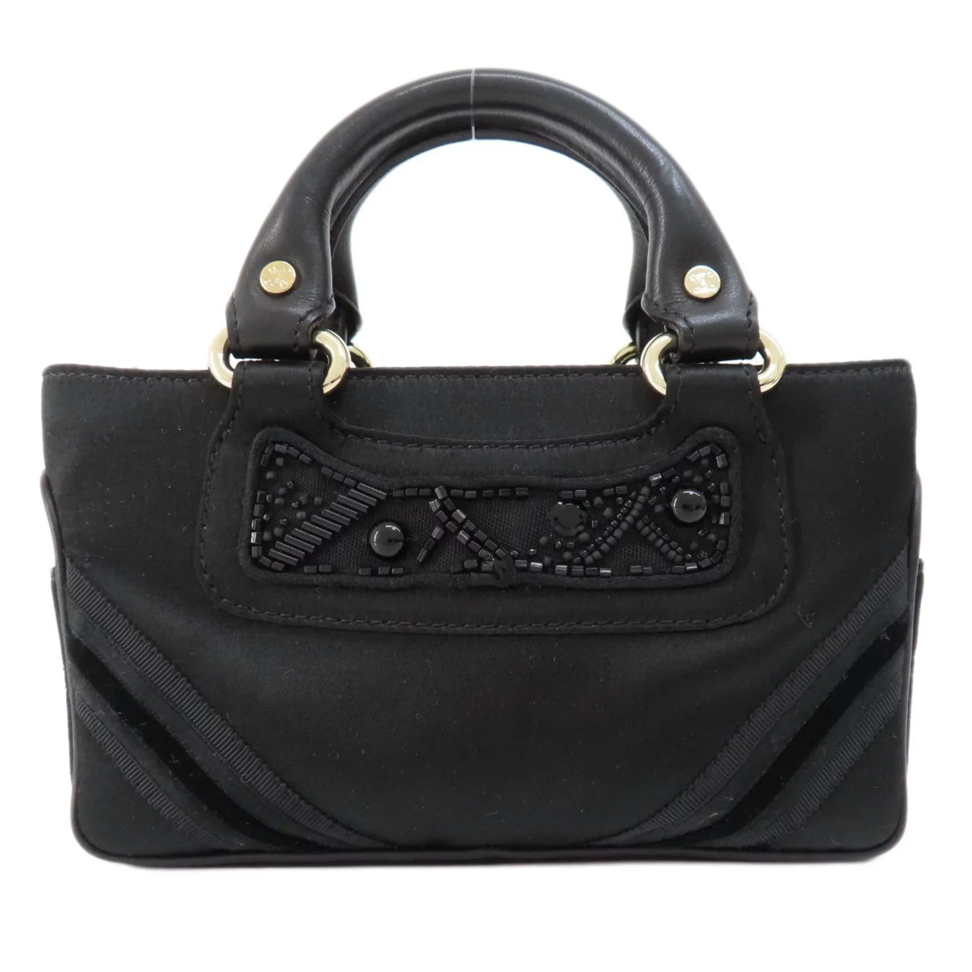 Pre-Owned Celine boogie bag handbag satin ladies  (Good)