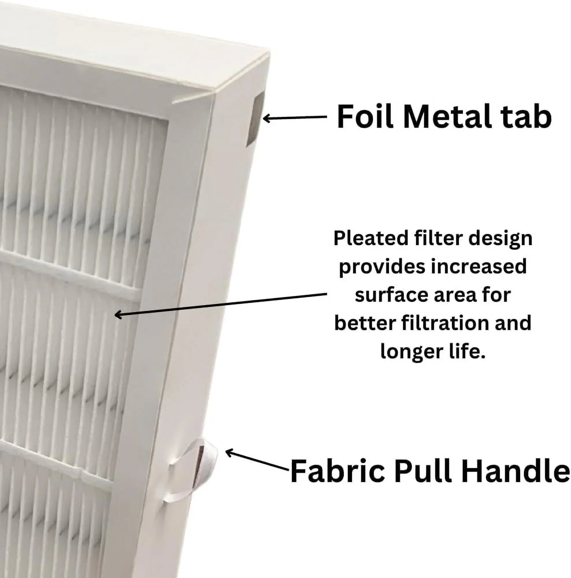 16X25x3 Filter Compatible Replacement For Carrier Part   Fits  (2)