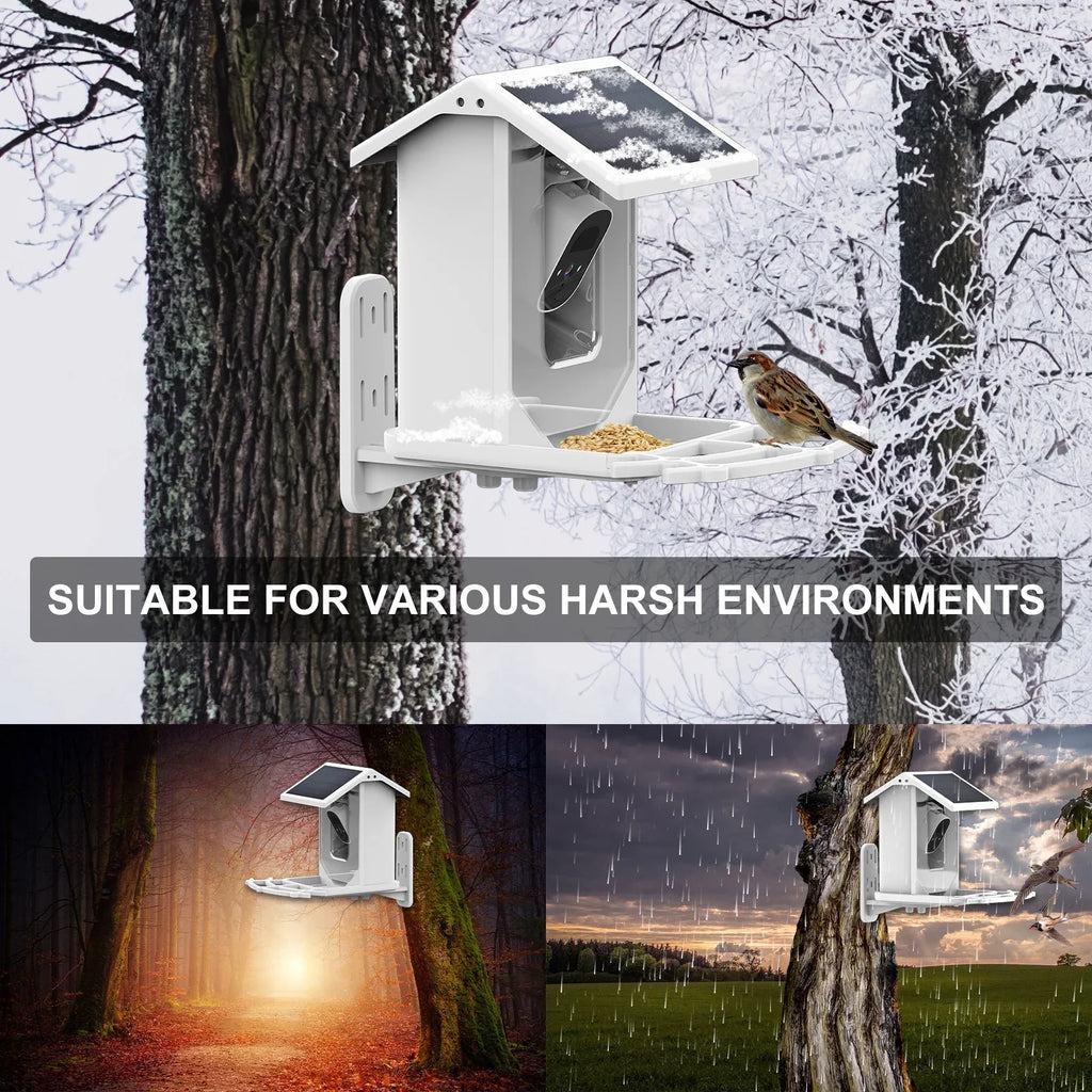 Aibecy Low Solar Bird Camera 1080P Night Vision Camera  Waterproof for Birds and Wildlife
