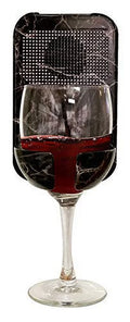 Gabba Goods Premium Bluetooth 5.0 Wireless Portable Shower/Bath Water Resistant Wine Glass Holder & Speaker with Built in Microphone