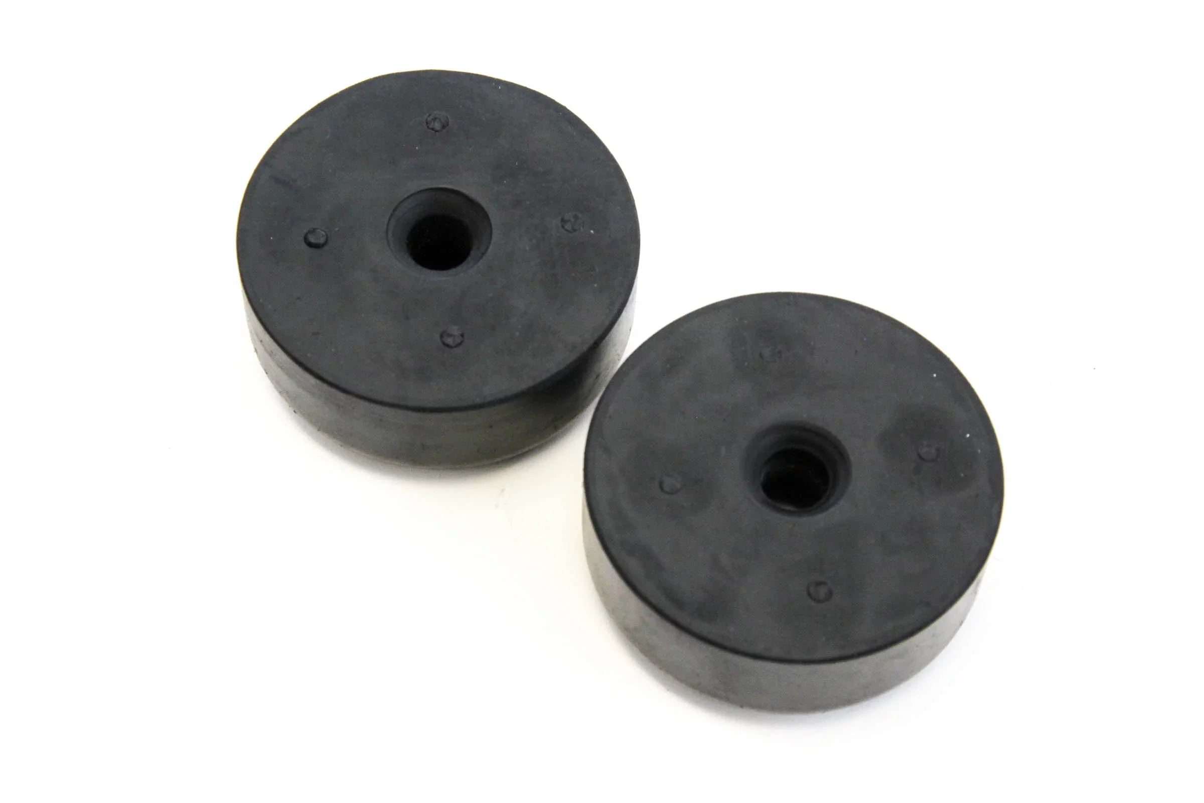 Red Hound Auto 24 Rubber Bumpers for Trailer Compatible with Ramp Door Truck 2.5 Inches Round Replacement Cargo Stop
