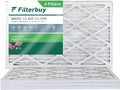 Filterbuy 12x27x1  13 Pleated   Furnace Air Filters (4-Pack)