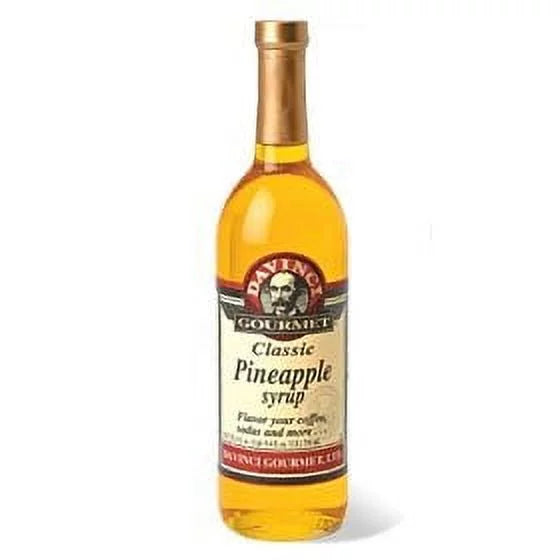 Da Vinci Sugar Free Syrup, Pineapple, 750 mL (Glass)