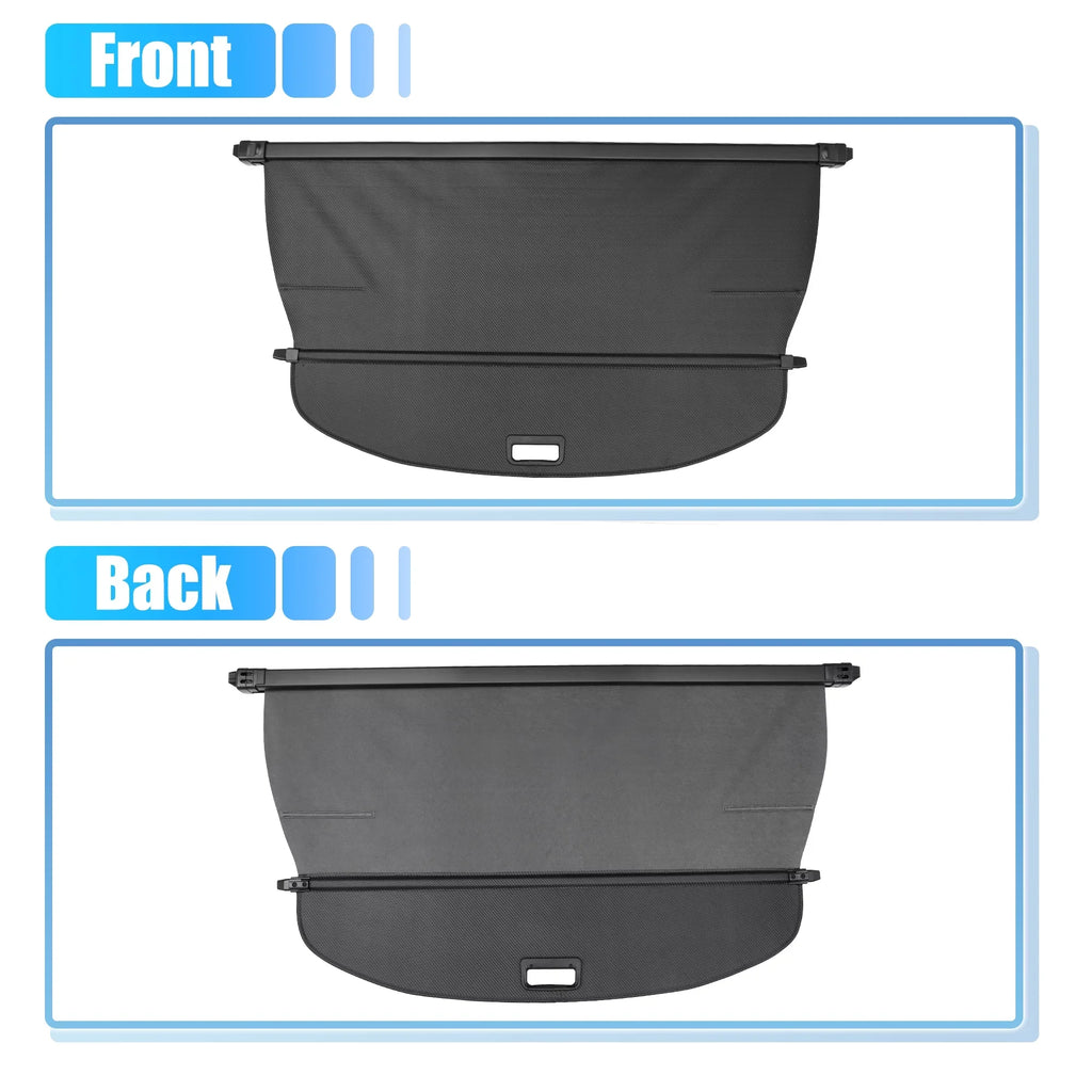 Unique Bargains Retractable Cargo Cover Rear Trunk protective Shield Shade Fit for Nissan Rogue 2021-2024 Not for Rogue Sport