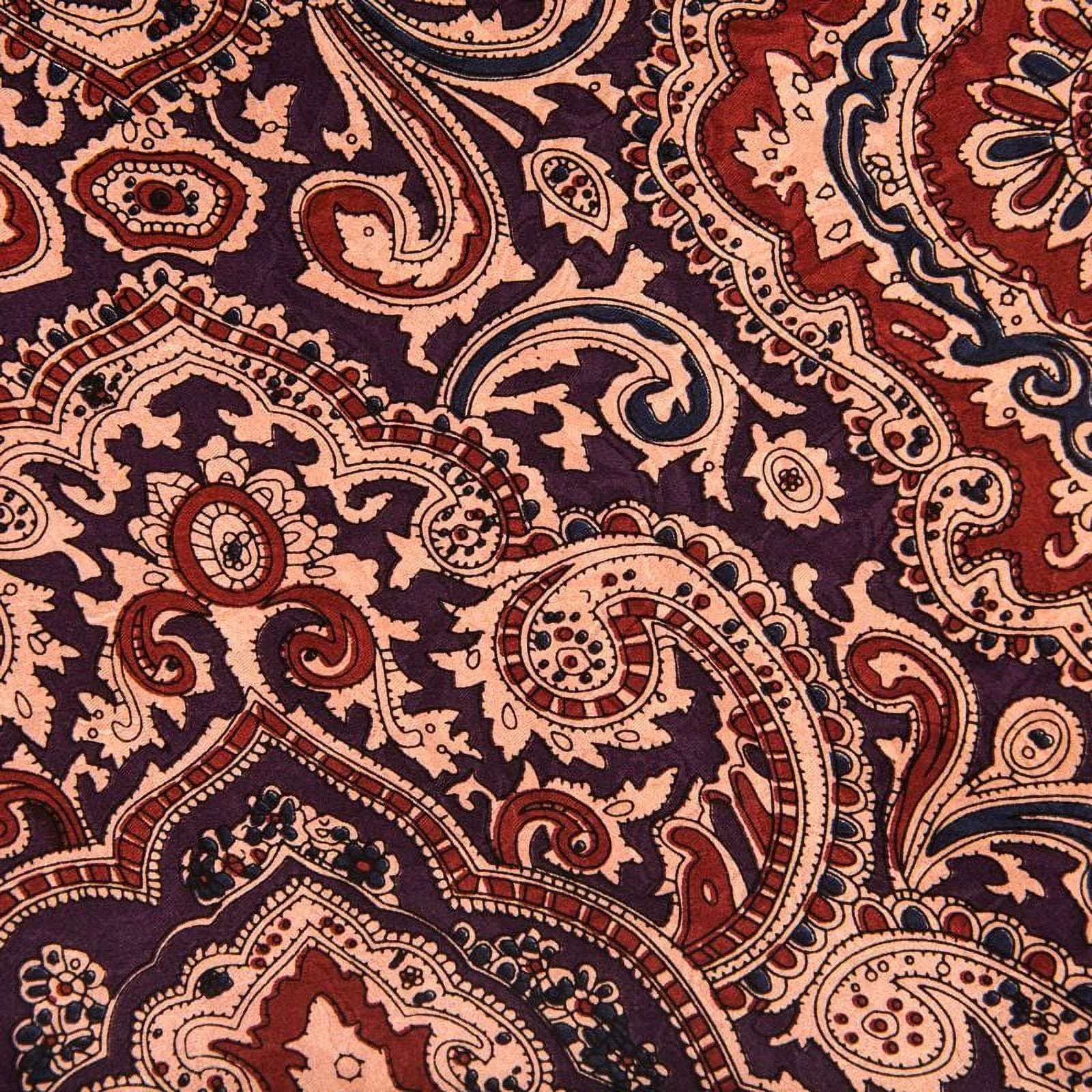Plum/Maroon Paisley Wild Rag