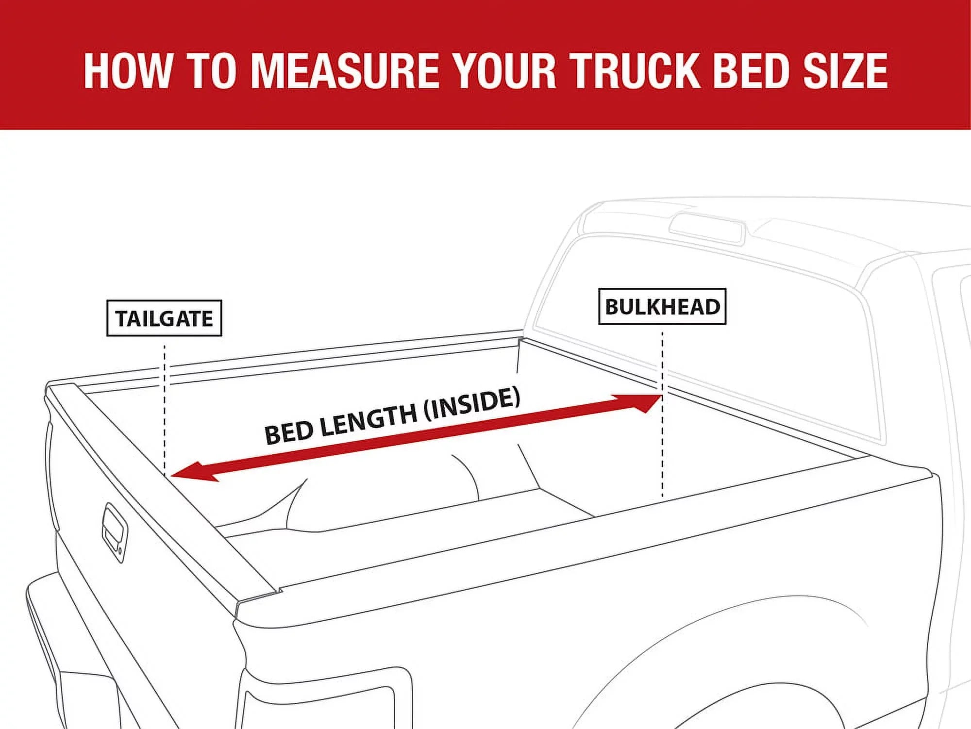 MaxMate Soft Quad-fold Truck Bed Tonneau Cover Compatible with 2009-2018 Dodge Ram 1500; 2019-2023 Classic | 5'7" (67") Bed |