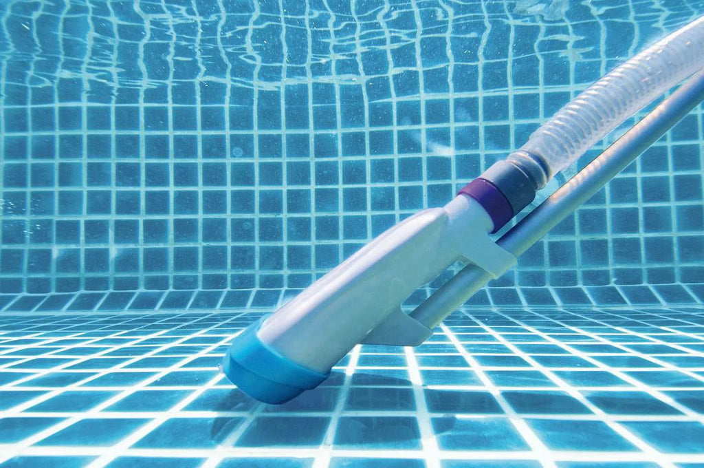Intex 10ft x 30in Metal Frame Swimming Pool with Filter Pump Kokido - Vacuum