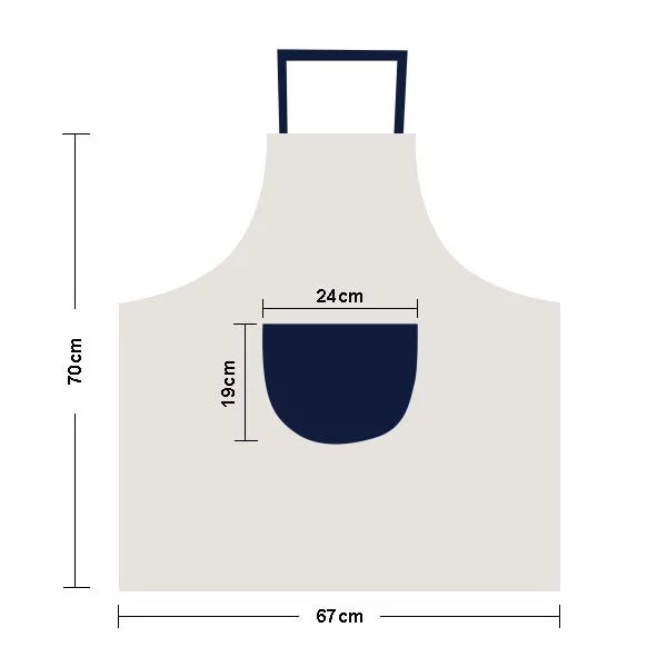 Energy Sports Music Vitality Sounds Apron Adjustable Bib Cotton Linen  Kitchen Pocket Pinafore