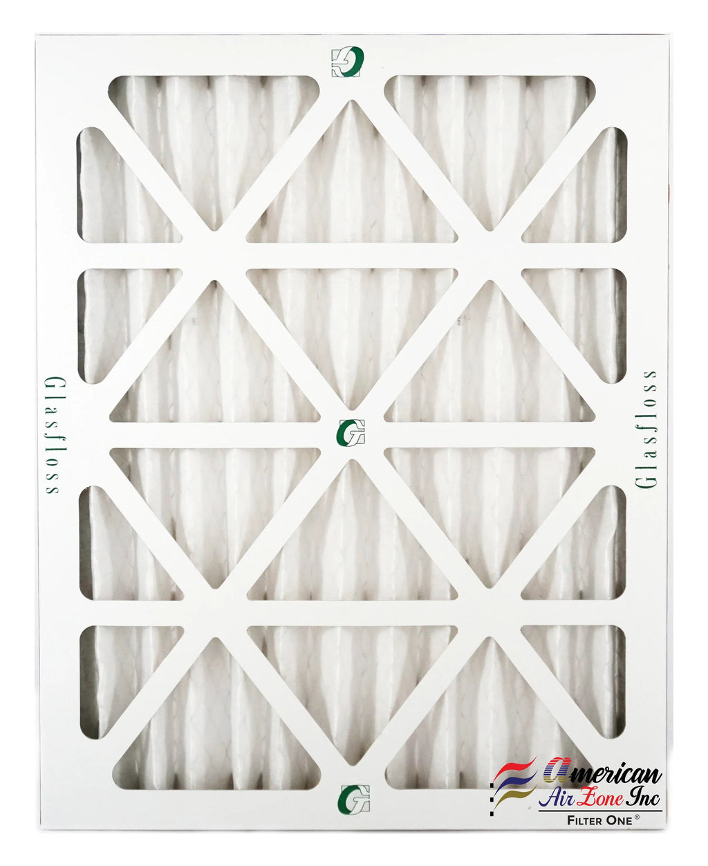 Glasfloss Air Filter 12x16x2 - 2"  10 - (Pack of 12) - Pleated  or  Air Filter - Furnace Air Filter - Home or Office - Made In The .