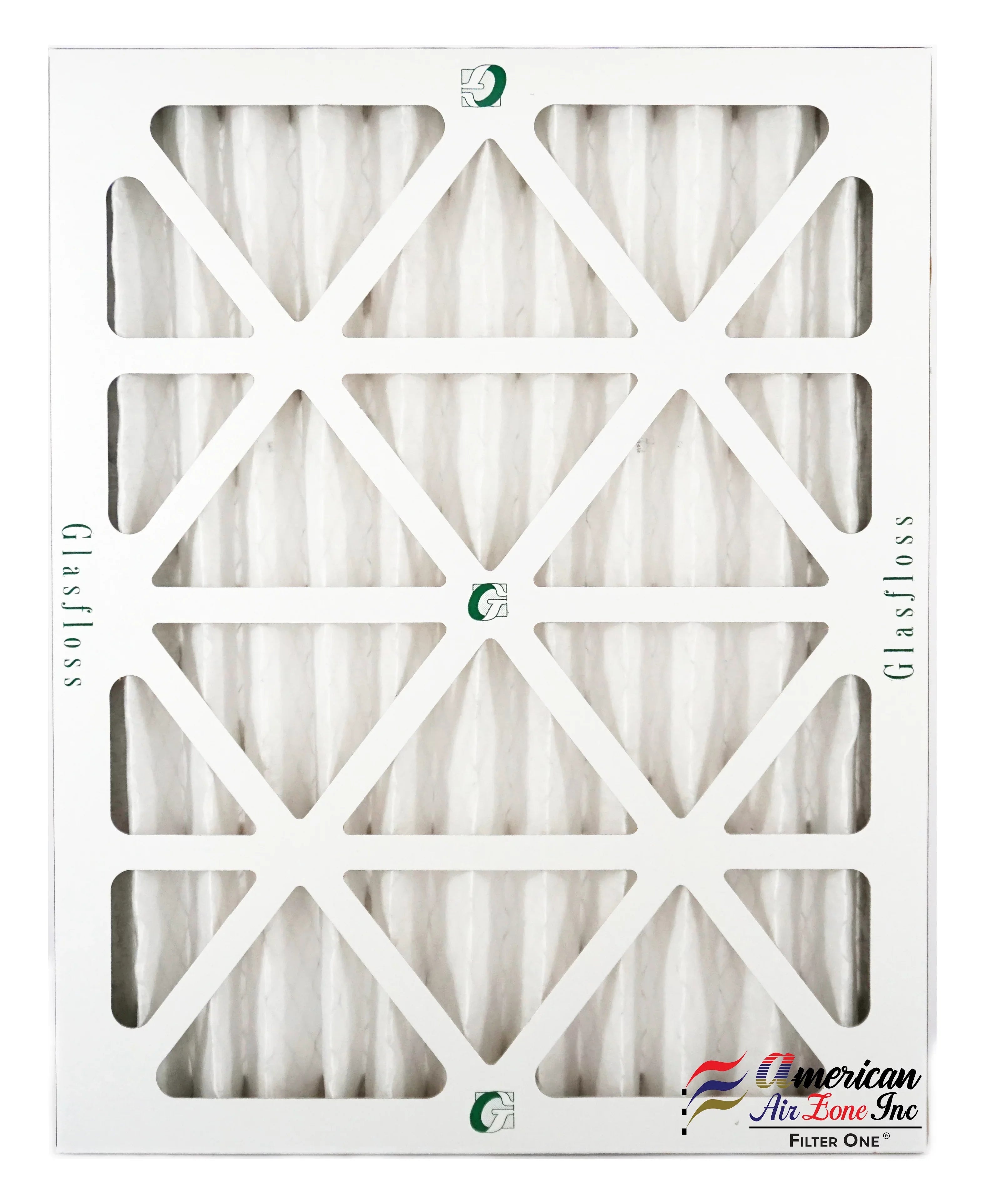 Glasfloss Air Filter 12x16x2 - 2"  10 - (Pack of 12) - Pleated  or  Air Filter - Furnace Air Filter - Home or Office - Made In The .