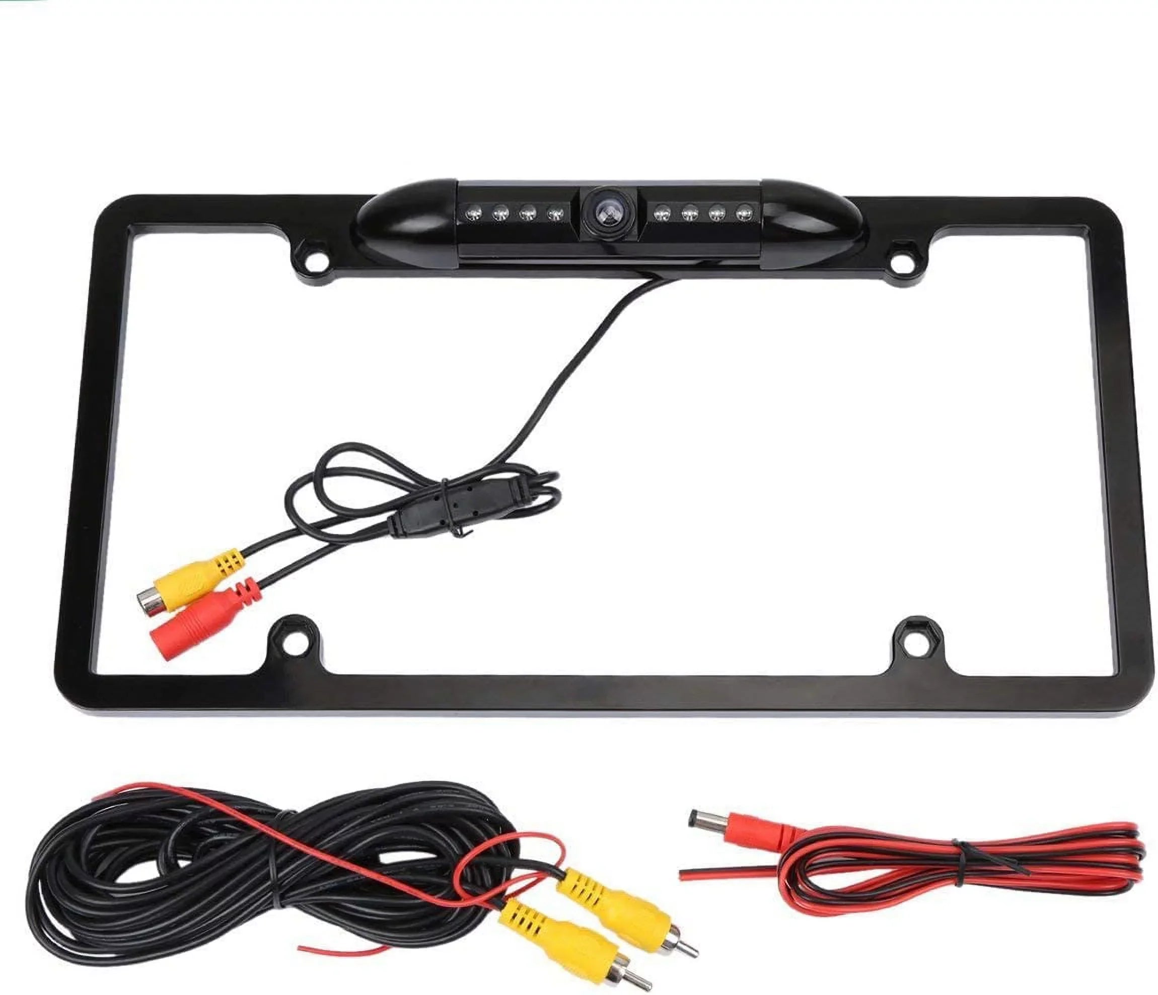 Backup Camera Rearview License Plate Frame for  -  Black