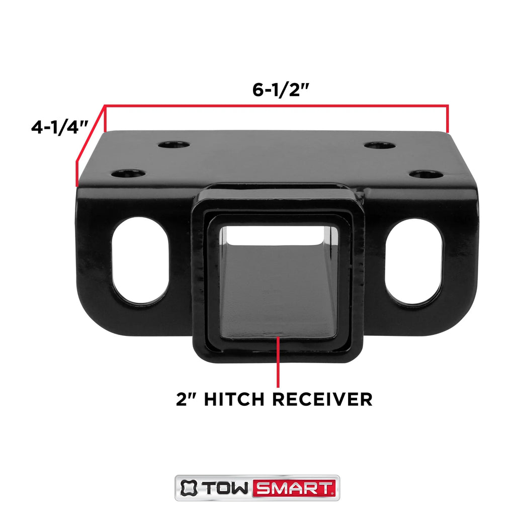 TowSmart 7285 Class  Step Bumper Receiver Hitch 2" Receiver Opening, Black