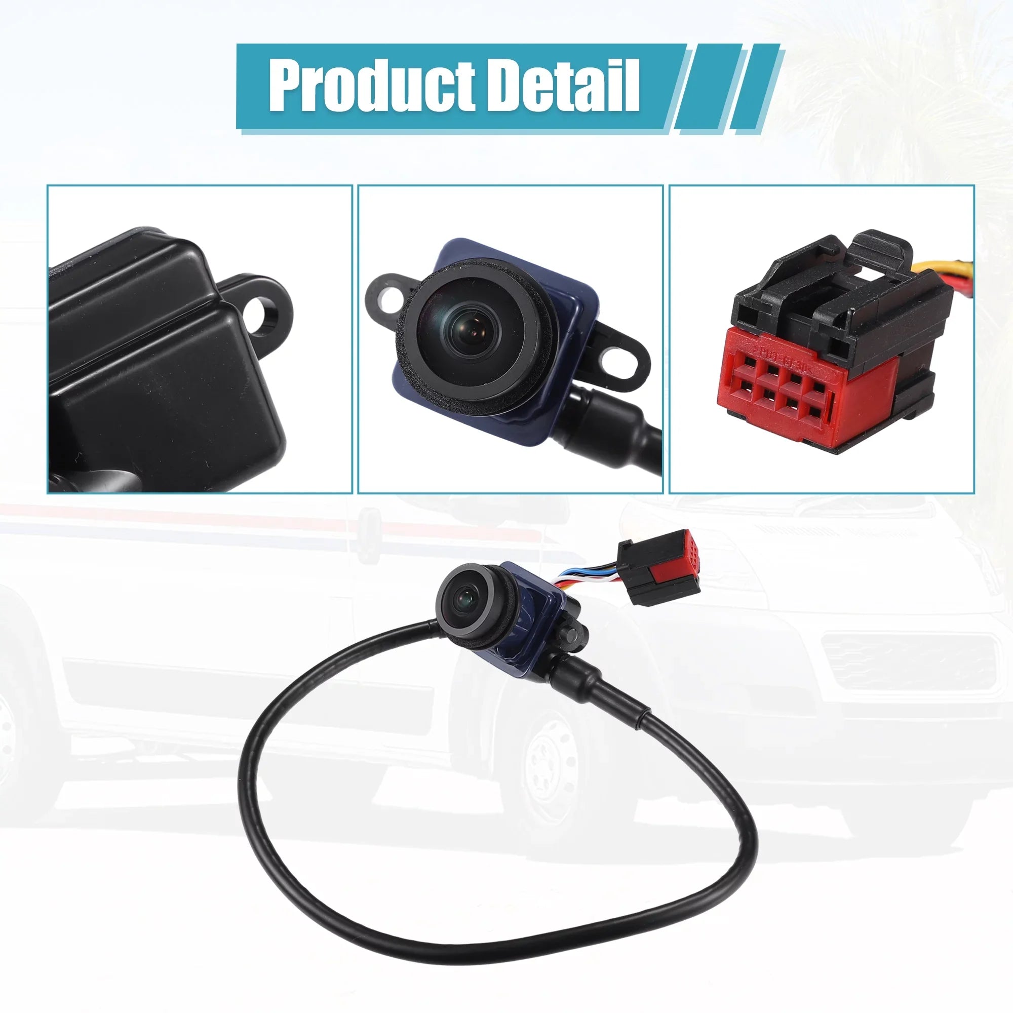 Unique Bargains Rear View Backup Parking Camera for Ram ProMaster 1500 2014-2018 No.68288201AA Black
