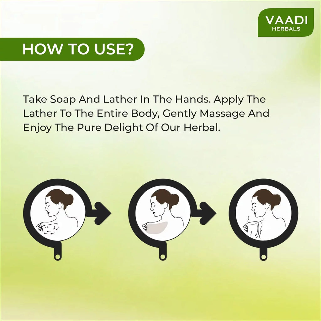 Vaadi Herbals Alluring Neem Tulsi Soap With Vitamin  And Tea Tree Oil, 75G  6