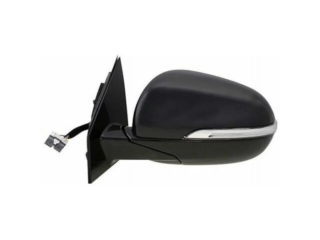 Left Driver Side Power Mirror - Paint to Match - Manual Folding - with Heated Glass and Turn Signal - without Camera and Blind Spot Detection - Compatible with 2016 - 2018 Kia Sorento 2017