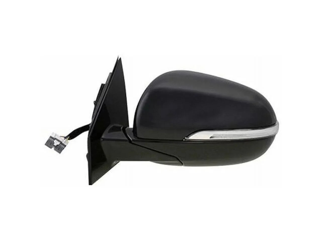Left Driver Side Power Mirror - Paint to Match - Manual Folding - with Heated Glass and Turn Signal - without Camera and Blind Spot Detection - Compatible with 2016 - 2018 Kia Sorento 2017