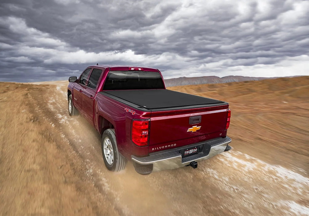 RealTruck TruXedo Pro  Soft Roll Up Truck Bed Tonneau Cover | 1473301 | Compatible with 2020-2021 Chevy/ Silverado/Sierra 2500/3500HD 6' 10" Bed (82.2")