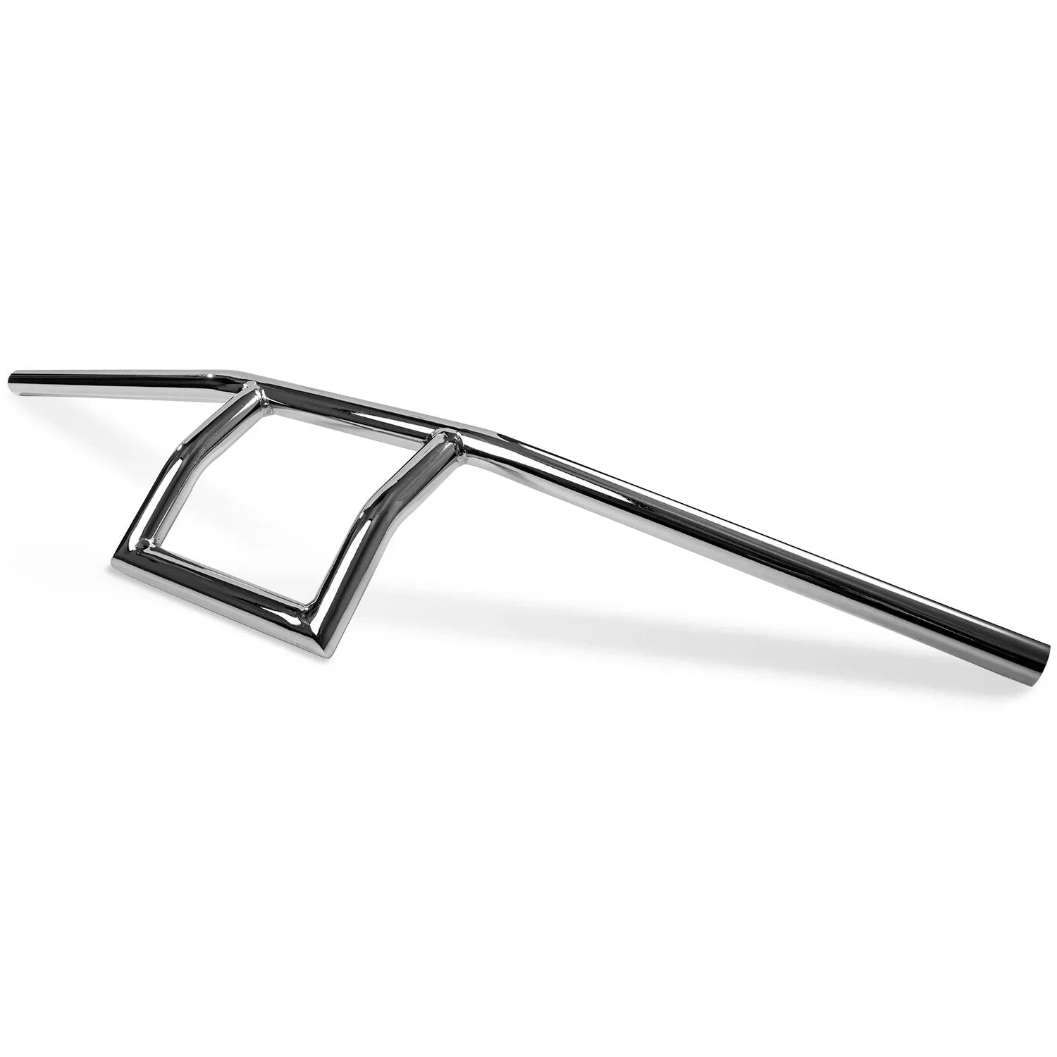 Krator Motorcycle Handlebar 1" Chrome Box Window Attack Style Compatible with Yamaha  400 600 750 1000