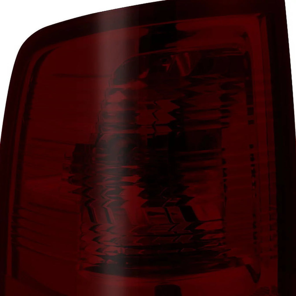 '- For 2009-2018 Dodge Ram 1500 | 10-18 Ram 2500 3500 Red Smoked Taillights + Smoke  3Rd Brake Lamp