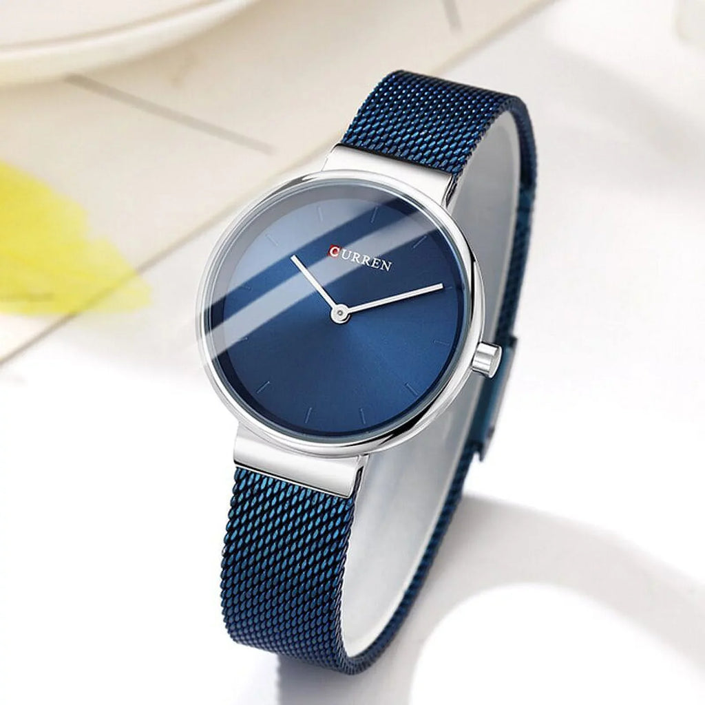 Wrist Watch Women Watches Luxury Brand Steel Ladies Blue Quartz Women Watches Sport Relogio Feminino Montre Femme 9016