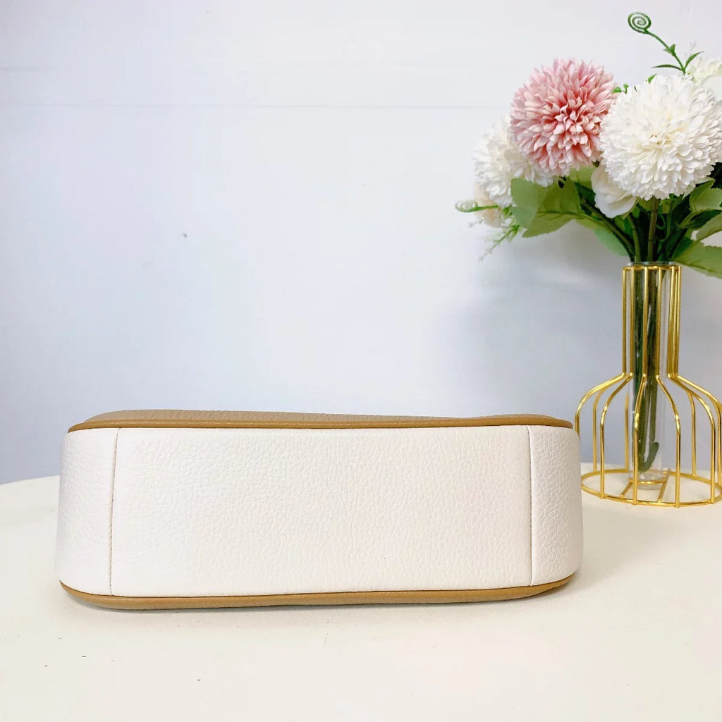 Coach  Teri Shoulder Bag In Colorblock  Silver Sandy Beige Multi