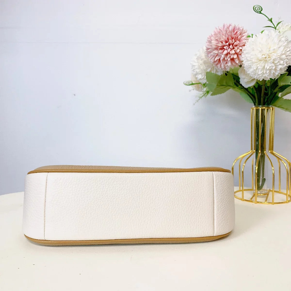 Coach  Teri Shoulder Bag In Colorblock  Silver Sandy Beige Multi