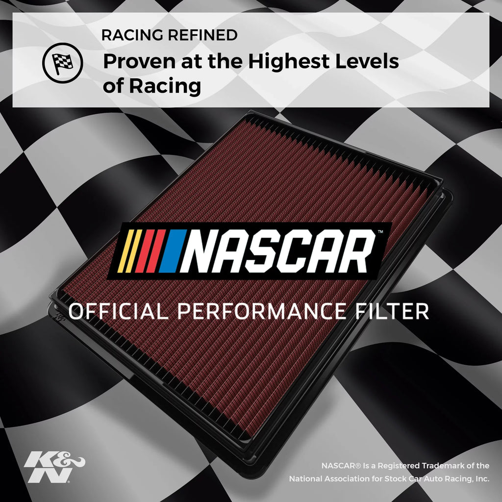& Engine Air Filter: High Performance, Premium, Washable, Replacement Filter: 2018-2019 / (Accent, Rio), 33-5081