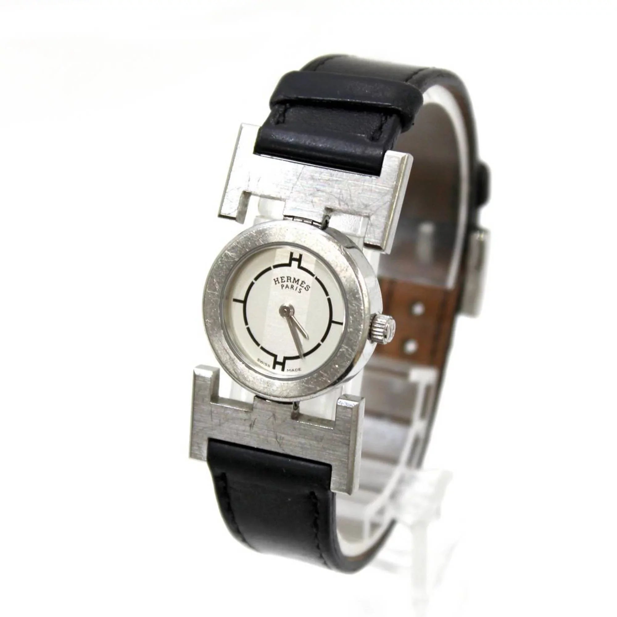 Pre-Owned  Hermes paprika ladies quartz watch  .210 (Good)