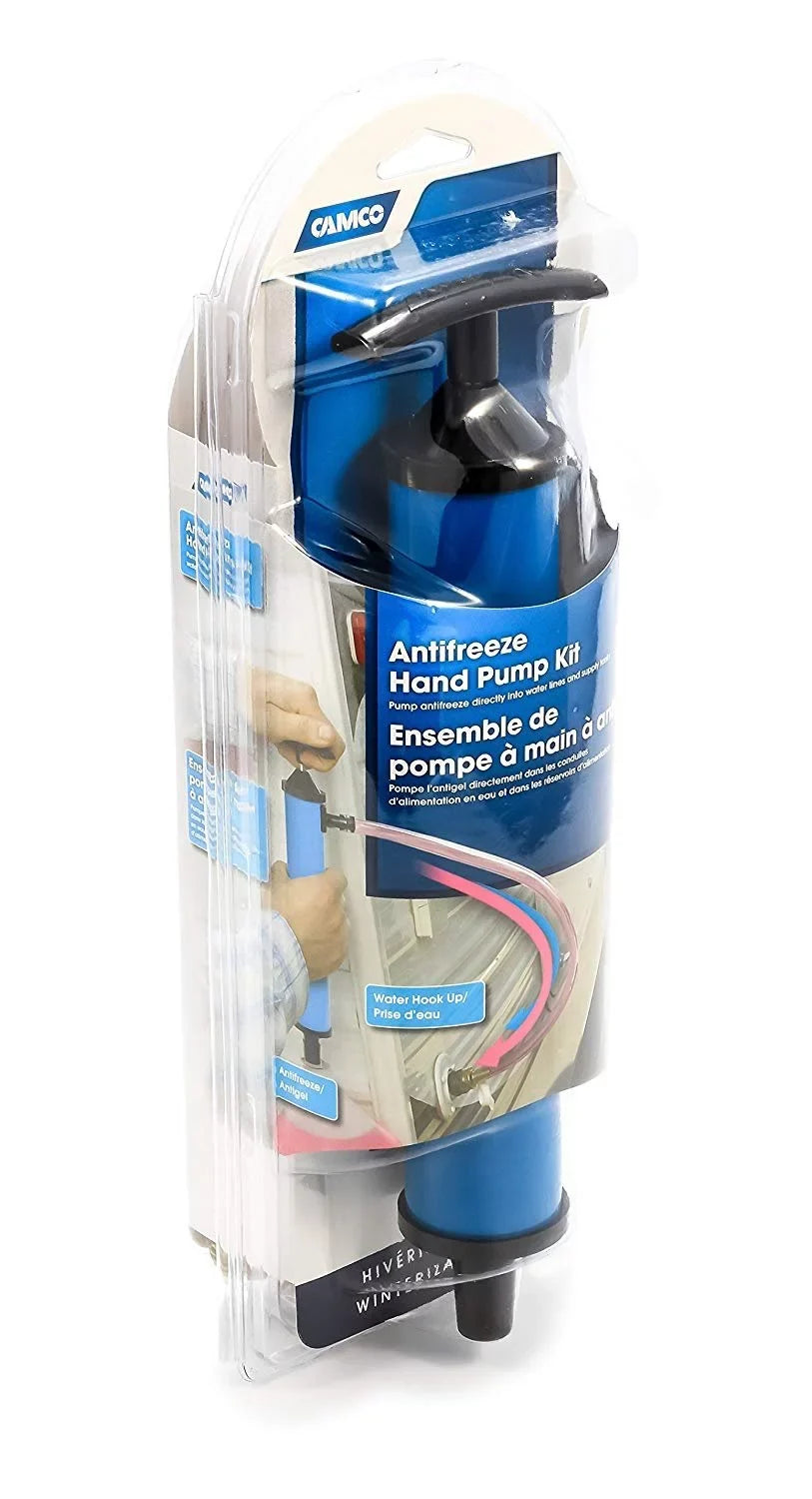 Camco Antifreeze Hand Pump Kit- Pumps Antifreeze Directly Into the  Waterlines and Supply Tanks, Makes Winterizing Simple and Easier 36003