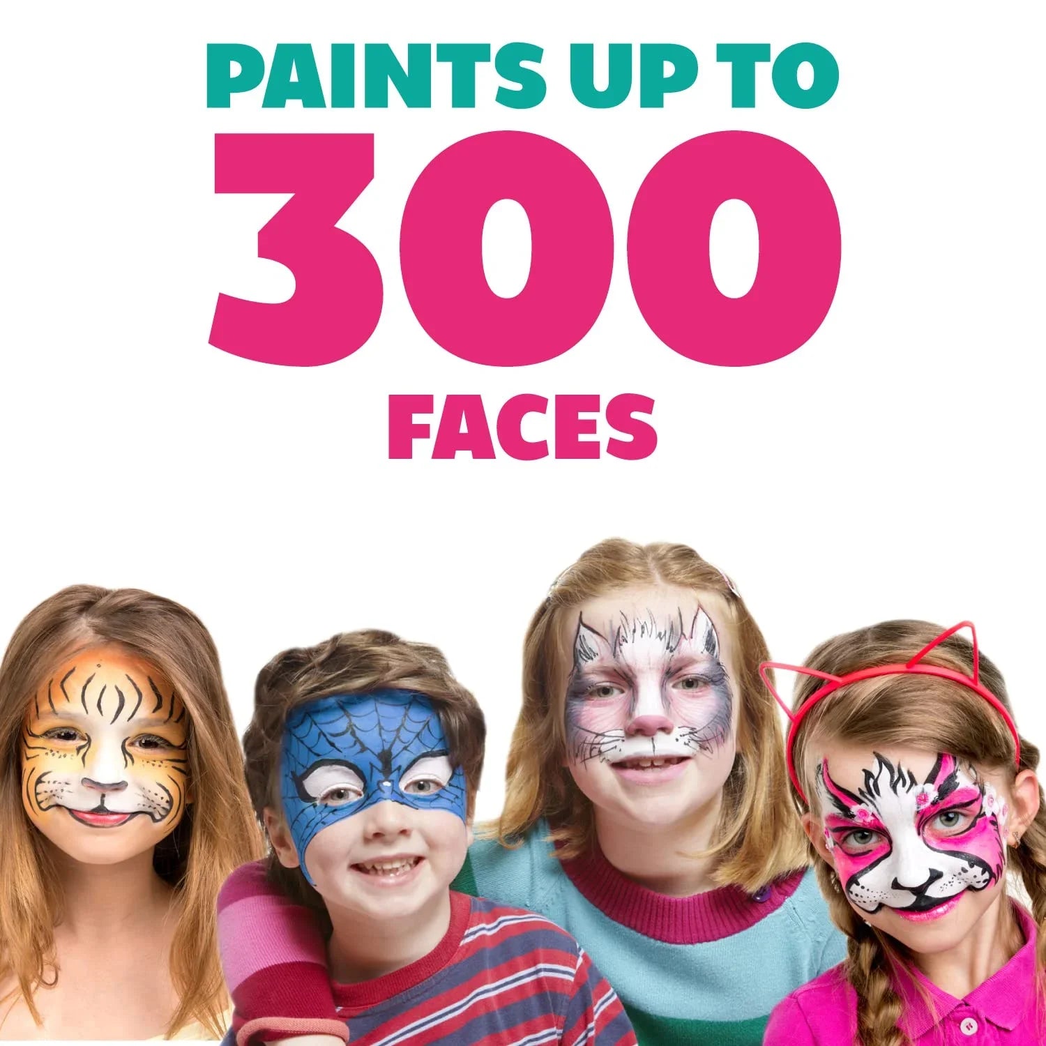 Black And White Face Paint Set, Safe Non Toxic Professional Face & Body Painting Kit For Kids Party, Adults, Cosplay, Water Activated Paints Special Effects Makeup