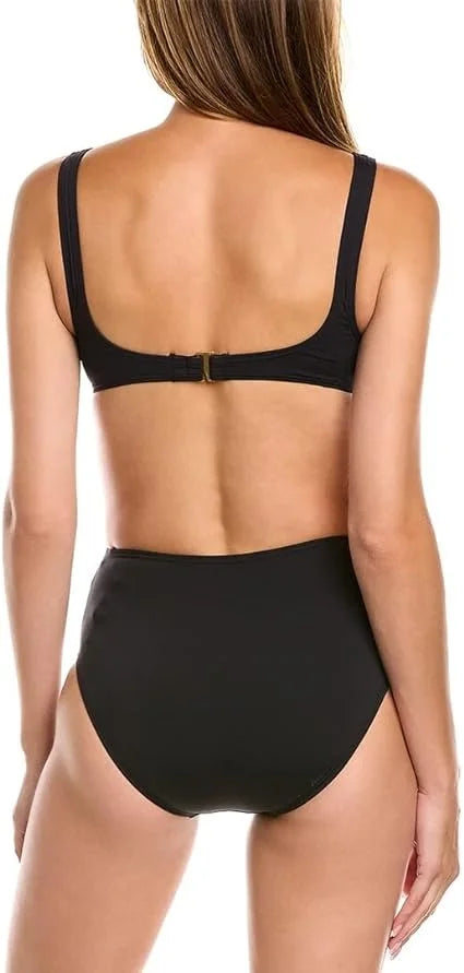 Vince Camuto  Logo Ring Cutout One-Piece Swimsuit,  10