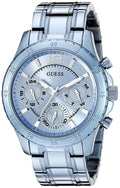 Iconic Sky Blue Stainless Steel Multi-Function Ladies Watch