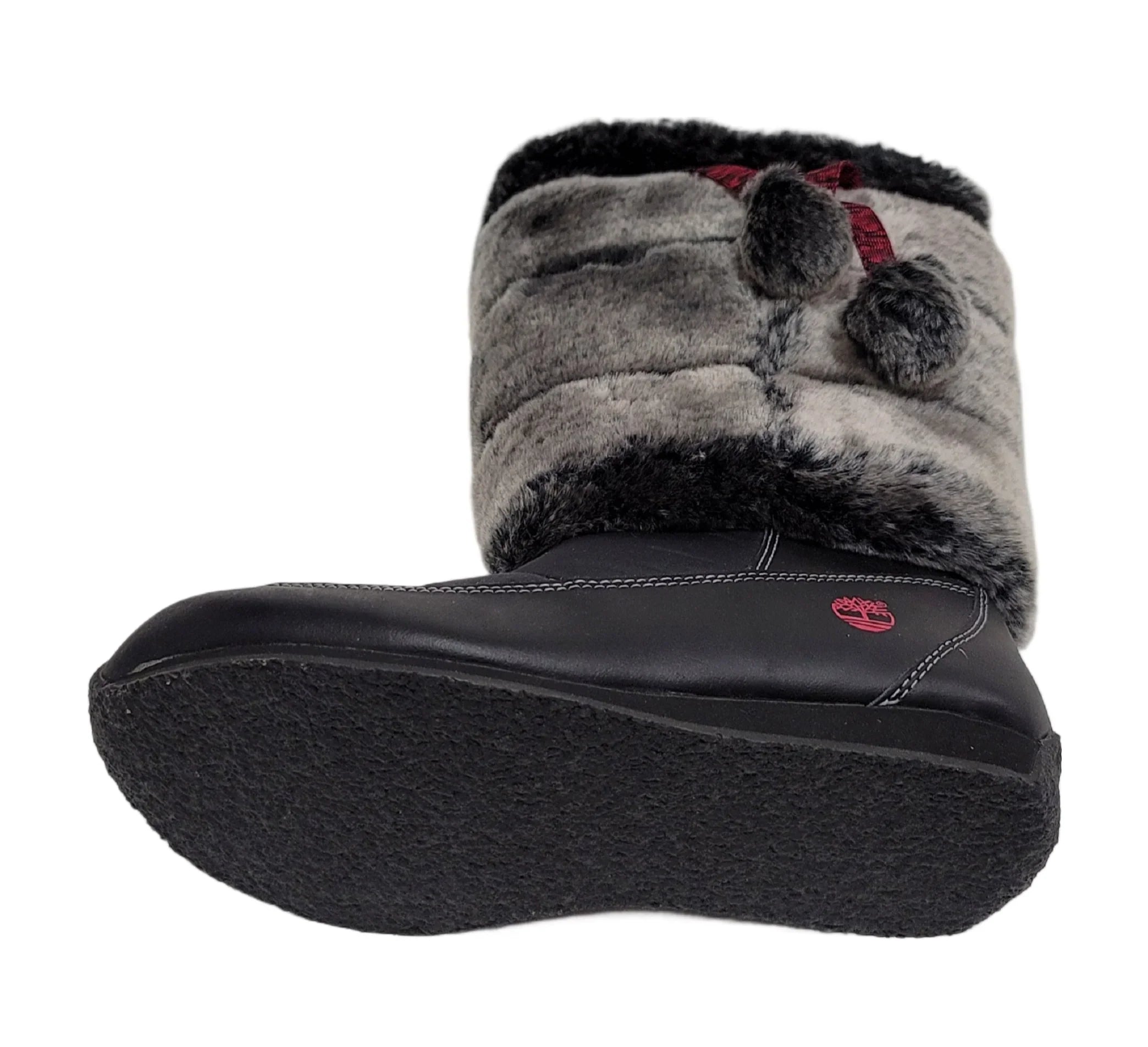 Timberland Junior Big Kid Winterberry Tall Fur Medium Boot Black 59994 size 4.5