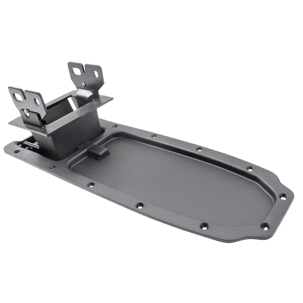 Brock Replacement Black Full Center Console Armrest Repair Kit Base & Hinges Compatible with 04-11 Ranger Pickup Truck 3L5Z 10047A20