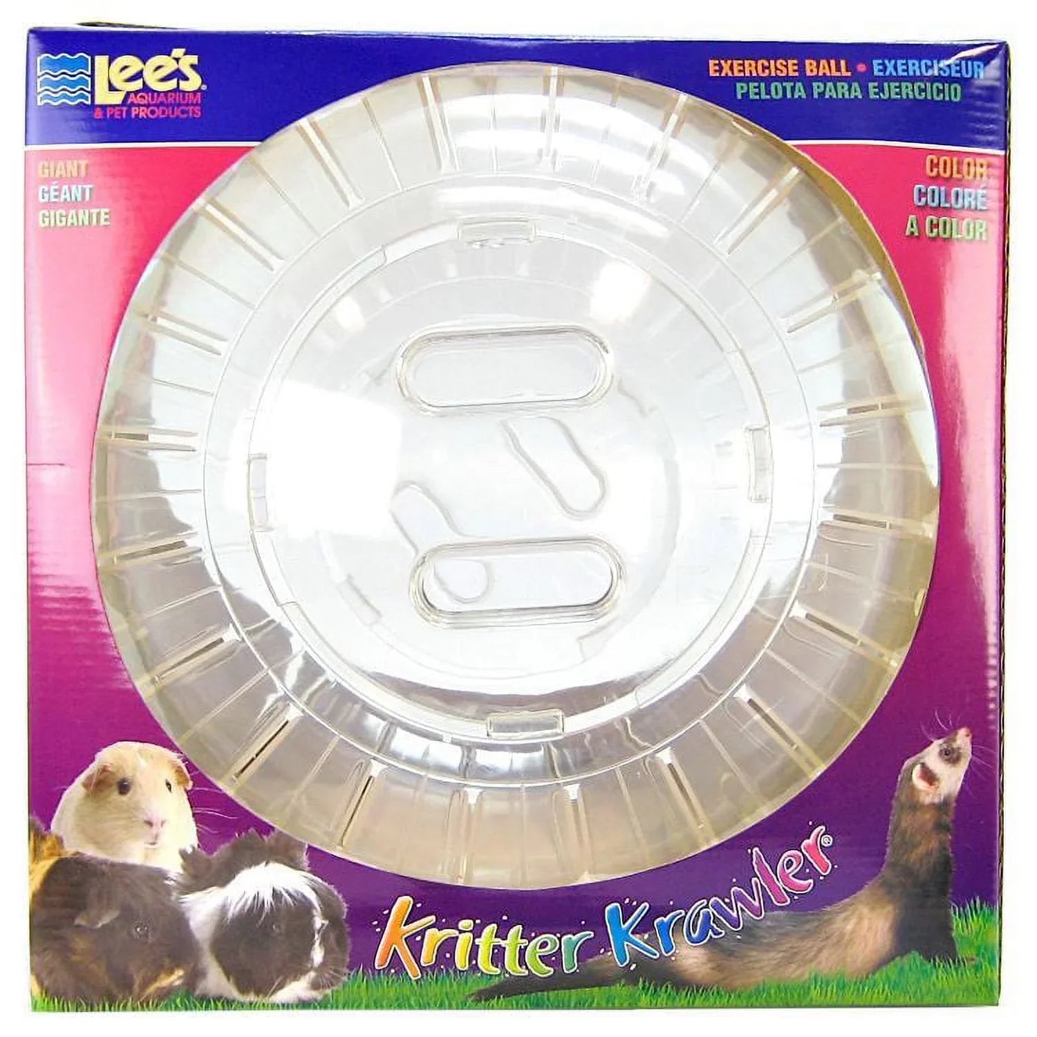 Lees Kritter Krawler - Clear Giant - 12.5" Diameter Pack of 4